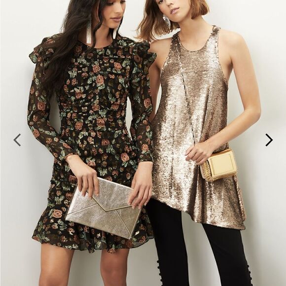 NWT MSRP $345 Cinq a Sept Sequin Dylan Tank Top Women's Size Medium - Picture 2 of 13